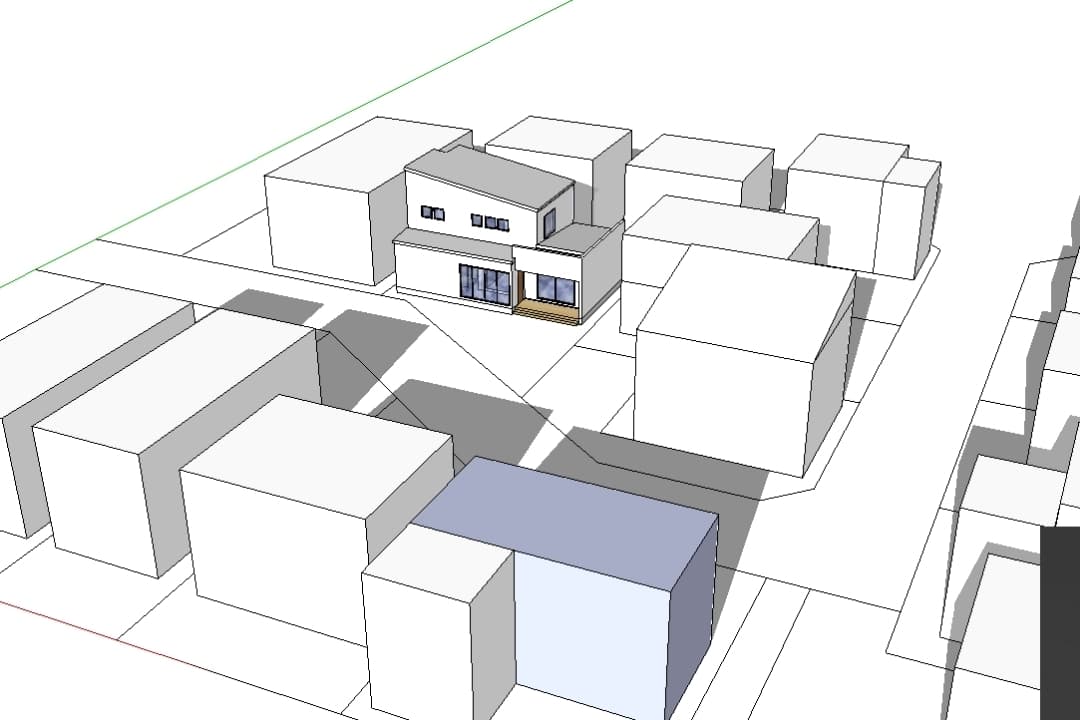 周辺の土地を含めたできあがりイメージ図